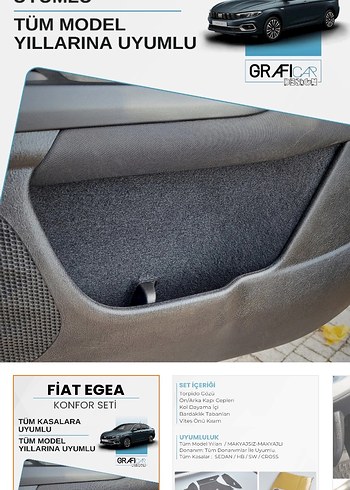 Araca Özel Lazer Kesim Konfor Seti - Görsel 2