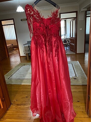 Kırmızı Kınalık Abiye - Görsel 5