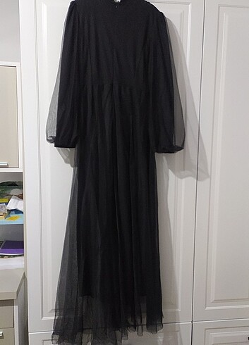 40 Beden siyah Renk Tesettür elbise 
