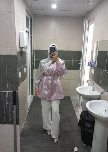 Armine ahel tasarım jakar ceket