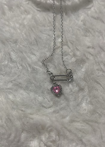 Gümüş kalpli kolye - Görsel 2