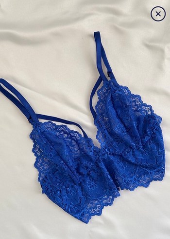 Lacivert Dantel Glamour Gotik Sütyen Takımı - Görsel 3