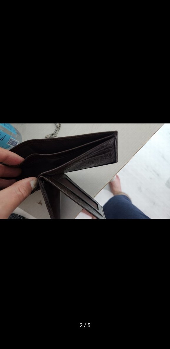 Koyu Kahverengi Erkek Cüzdan - Görsel 4