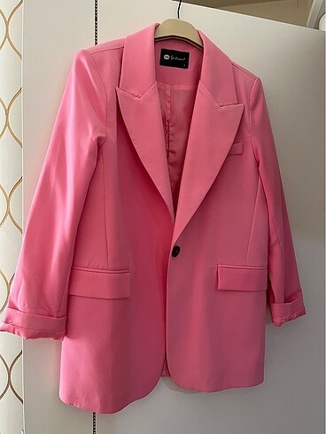 Pembe blazer ceket