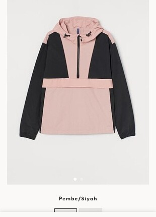 H&M UNİSEX KANGURU MONT ( 7 KERE GİYİLDİ ) Lila renk