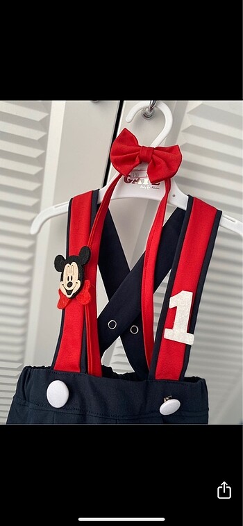 Diğer Mickey mouse kostum