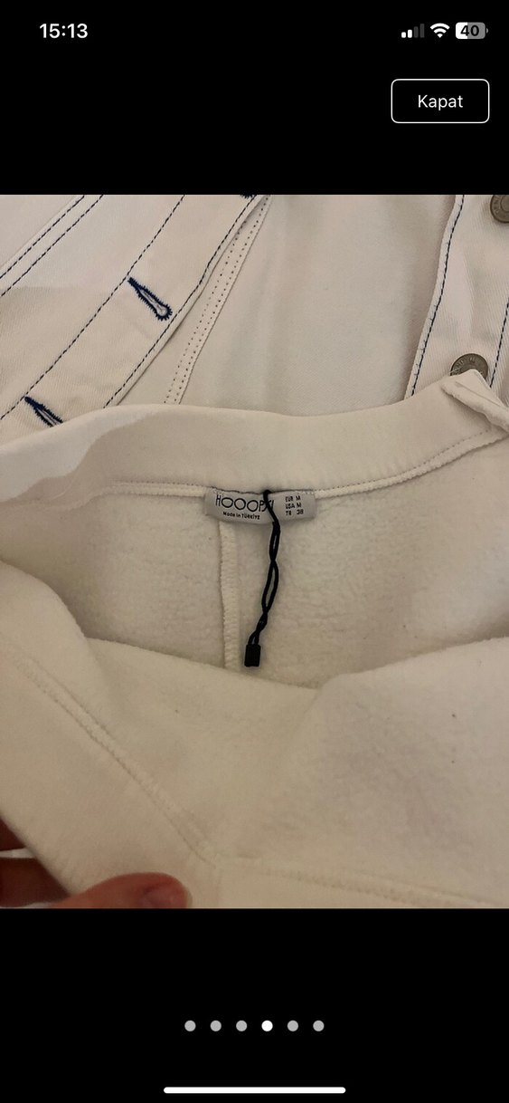 Beyaz hooops etek scuba - Görsel 4