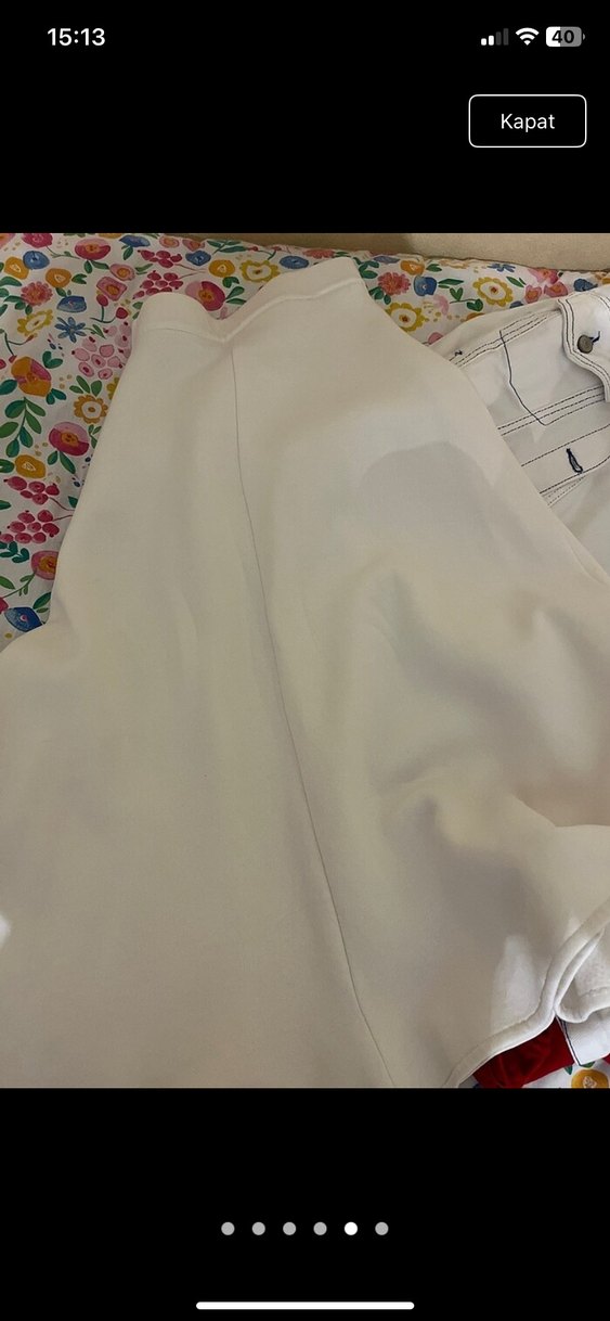 Beyaz hooops etek scuba - Görsel 5