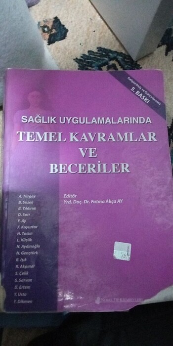 Sağlık uygulamalarında temel kavramlar ve beceriler