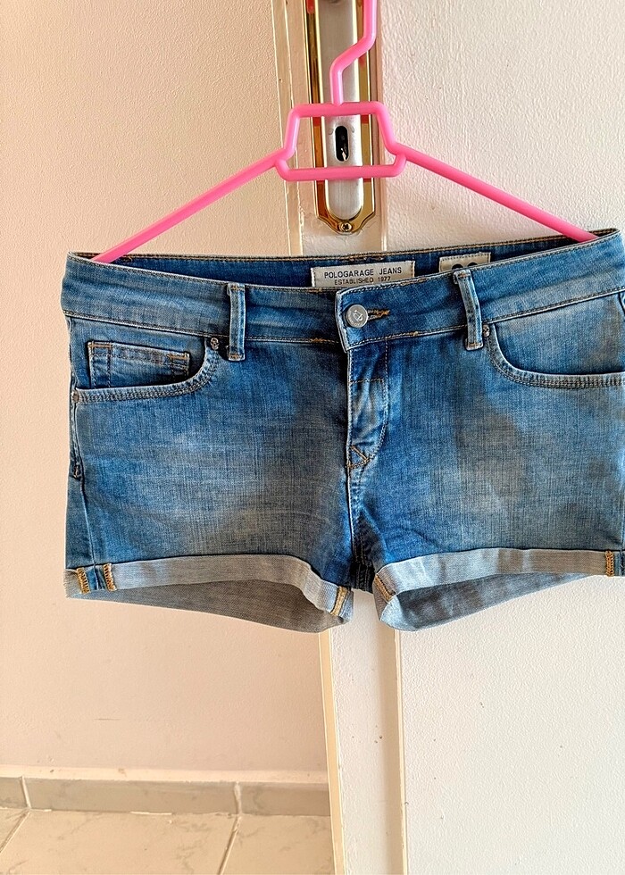 POLO kot şort - Görsel 2