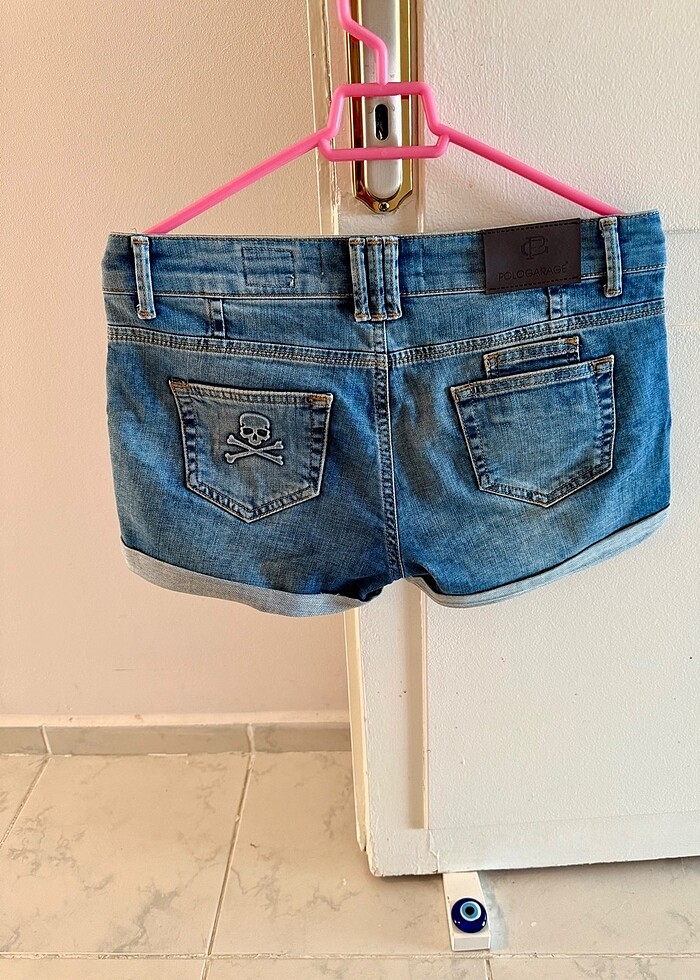 POLO kot şort - Görsel 3