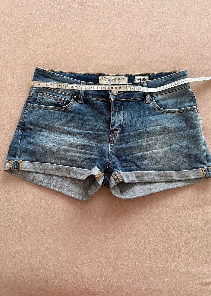 POLO kot şort - Görsel 4