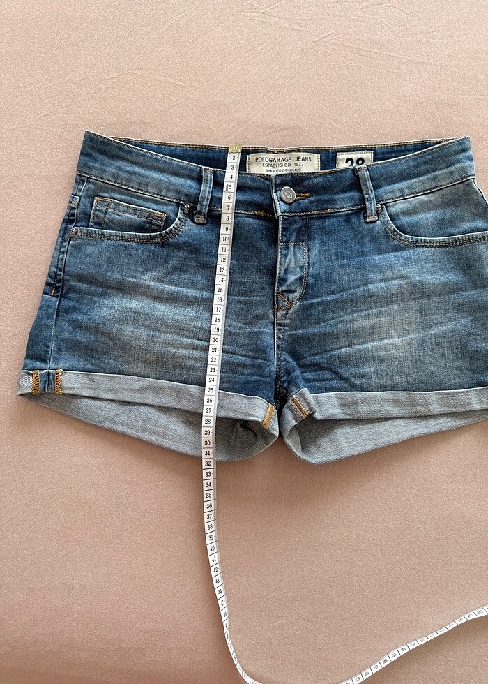 POLO kot şort - Görsel 5