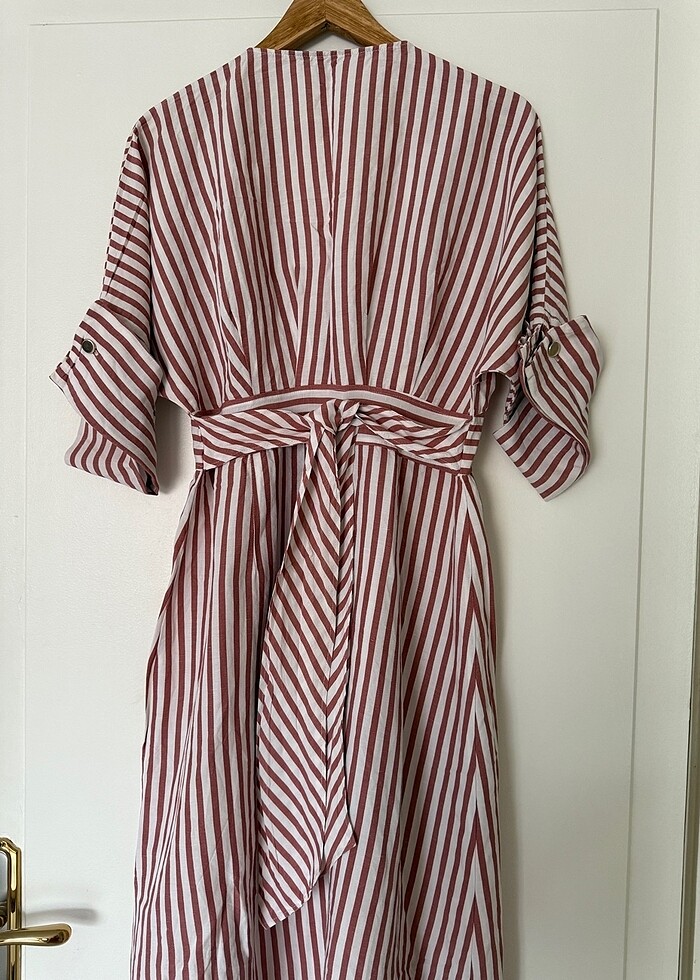 ZARA keten elbise - Görsel 2