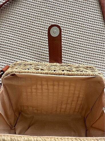 Hasır çapraz askılı çanta - Görsel 6