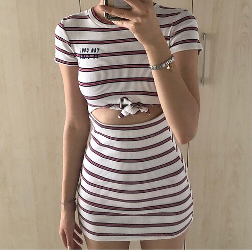 Bershka mini elbise