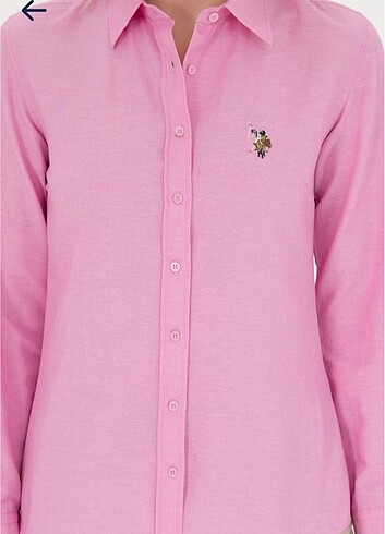 U.S Polo Assn. Pembe gömlek