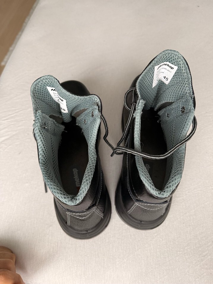 Erkek Bot Mekap iş botu metal - Görsel 2