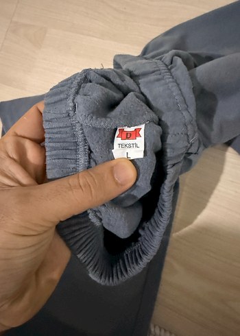 Gri Rahat Kesim Kadın Eşofman Altı - Görsel 4