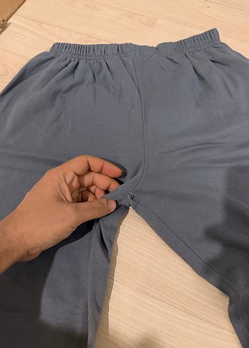 Gri Rahat Kesim Kadın Eşofman Altı - Görsel 3