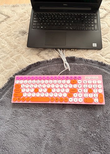 Renkli Pembe Mekanik Klavye - Görsel 2