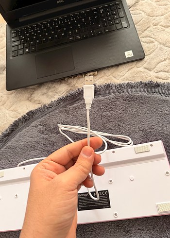 Renkli Pembe Mekanik Klavye - Görsel 6