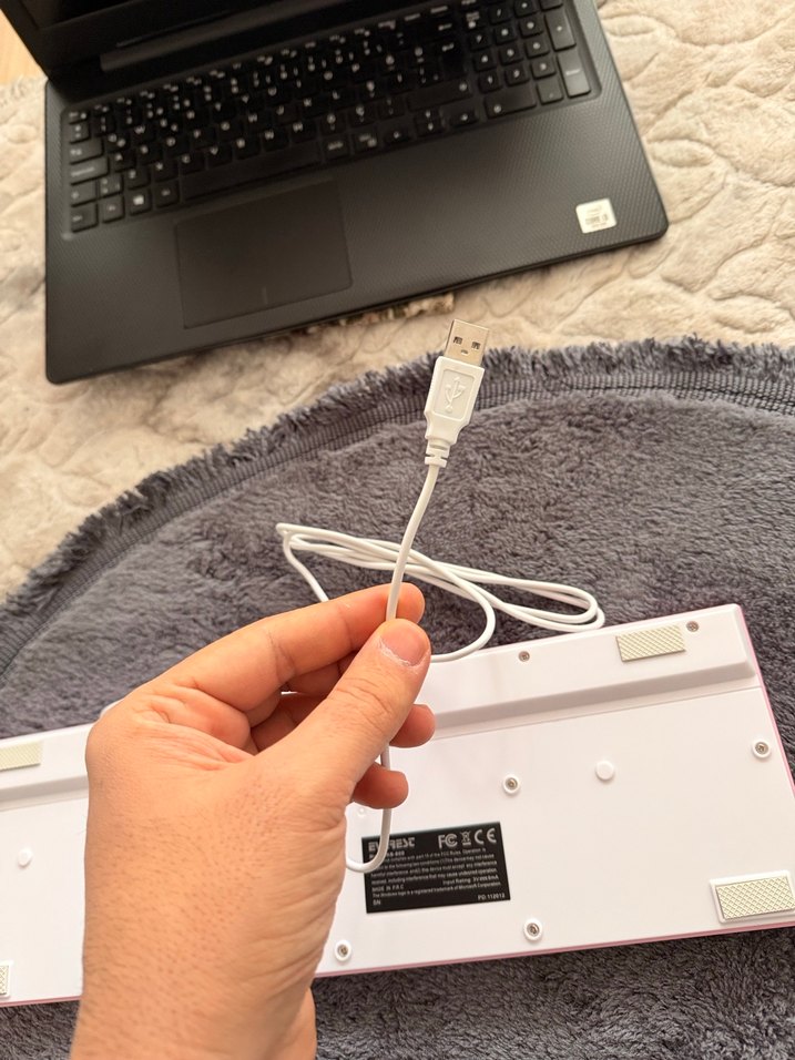 Renkli Pembe Mekanik Klavye - Görsel 4