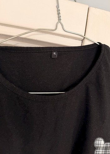 Siyah Erkek Baskılı Pamuklu Tişört - Görsel 3