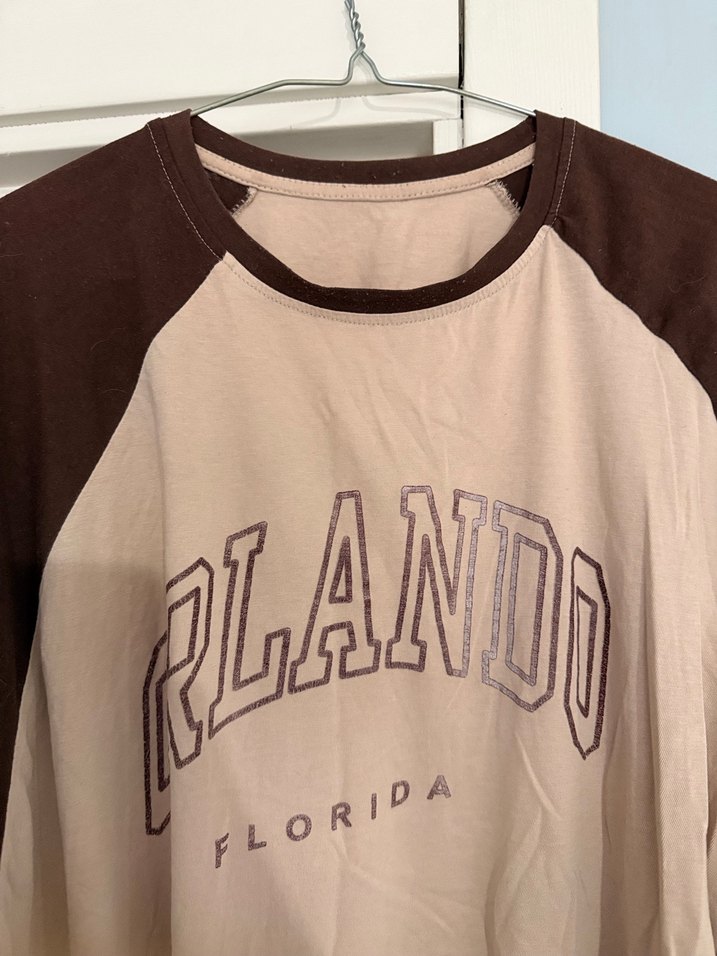 Baskılı Kahverengi Hamile Tişörtü - Görsel 3