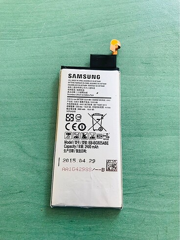 Samsung Galaxy S6 Edge batarya