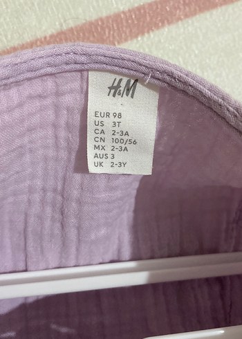 Kız Çocuk Mor Keten Fırfırlı gömlek - Görsel 2