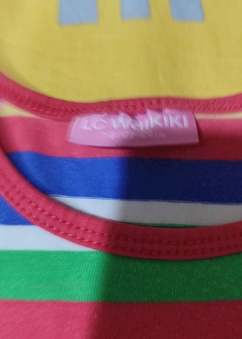 Çizgili Renkli Çocuk Atlet - Görsel 2