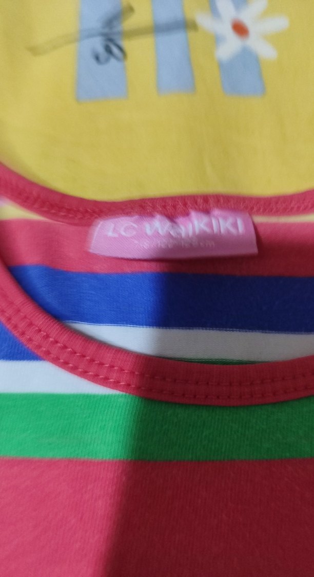 Çizgili Renkli Çocuk Atlet - Görsel 2