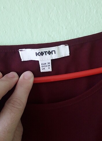 36 Beden bordo Renk Kadin bluz