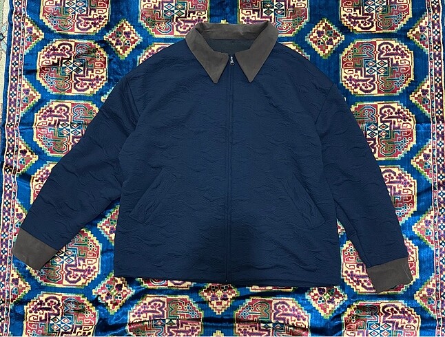 Kabartma Desenli Ceket