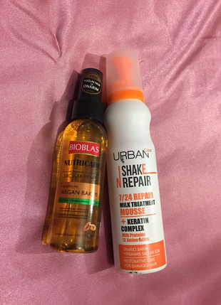 Shake repair süt saç köpüğü ve argan yağı 