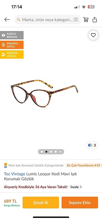 Ray Ban Leopar Cat Eye Gözlük