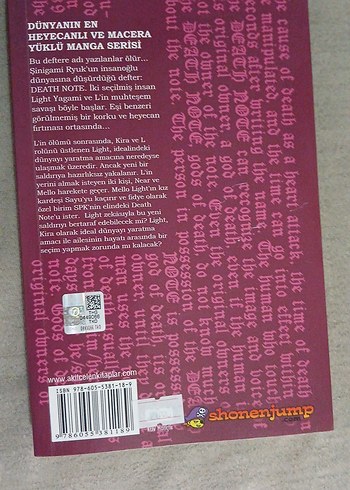 Death Note 8- Death Note Manga - Görsel 2