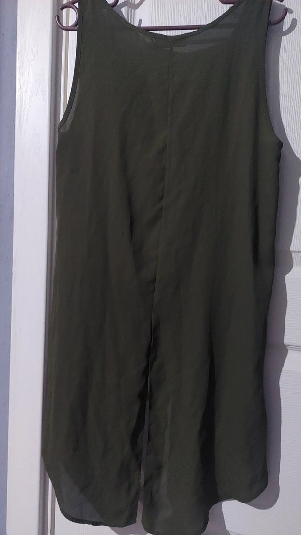 Kolsuz Midi Tunik Khaki - Görsel 3