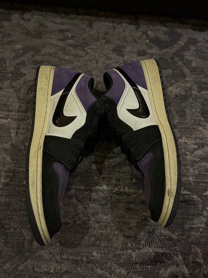 Nike Jordan 1 low Court Purple — görsel 7/9