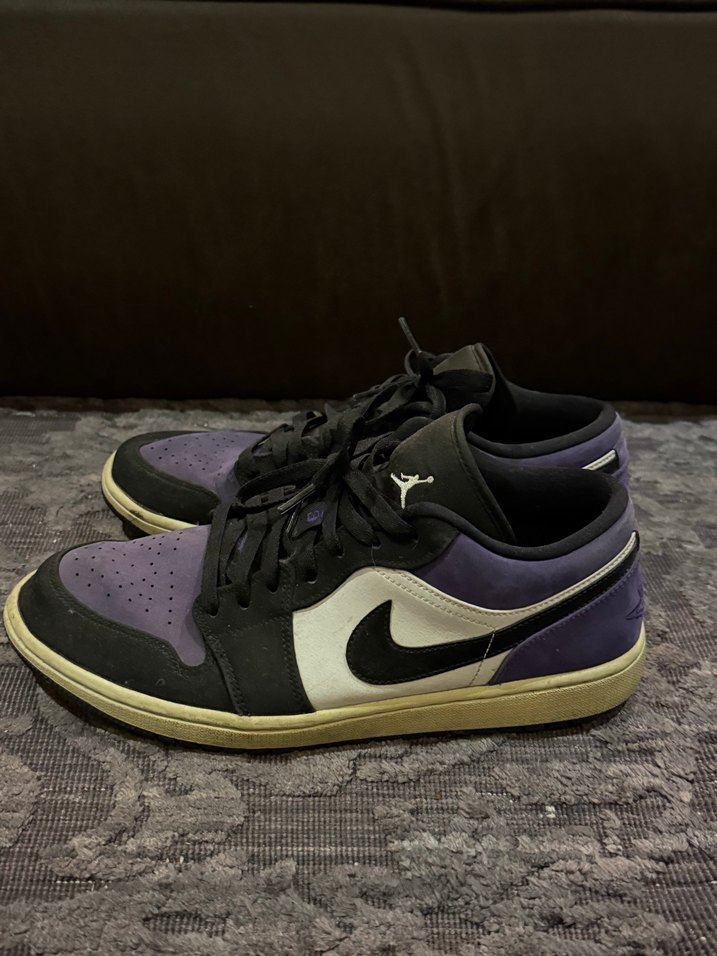 Nike Jordan 1 low Court Purple — görsel 4/9