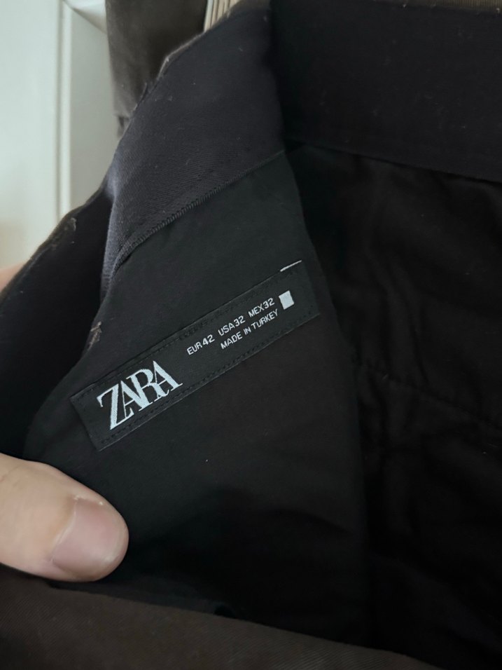 Zara Kahverengi Kumas Pantolon — görsel 4/4