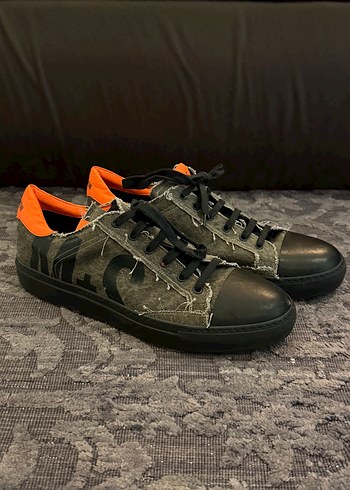 Diğer Camo Detayli Siyah Sneaker