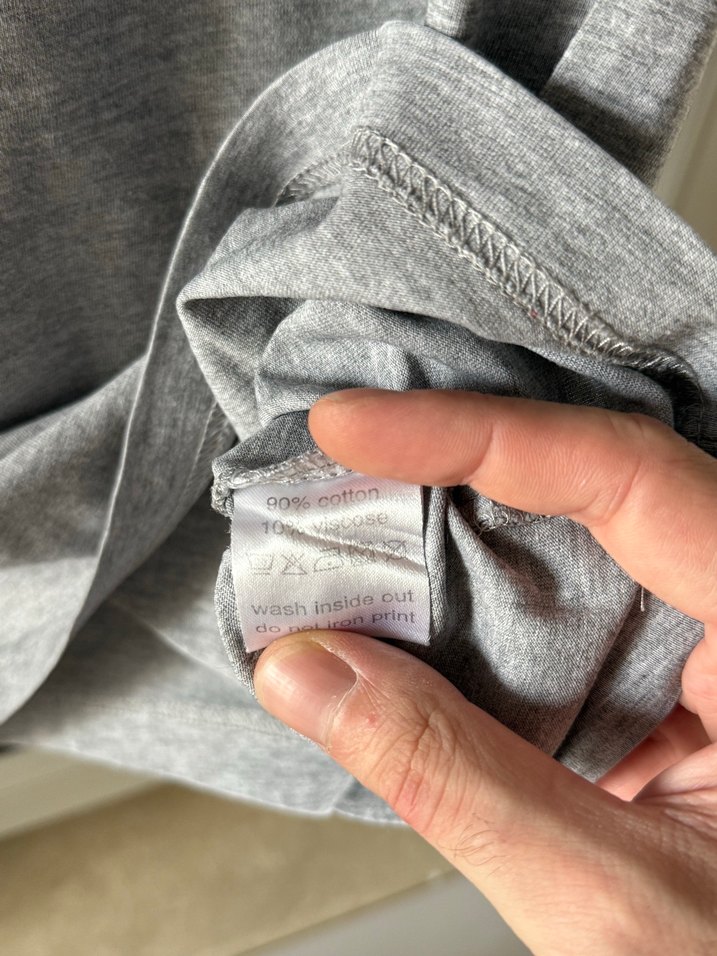 Snipes Gri Kamuflaj Desenli T-Shirt — görsel 5/5