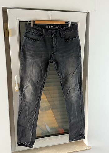 Diğer Denham Gri Dar Kesim Erkek Kot Pantolon