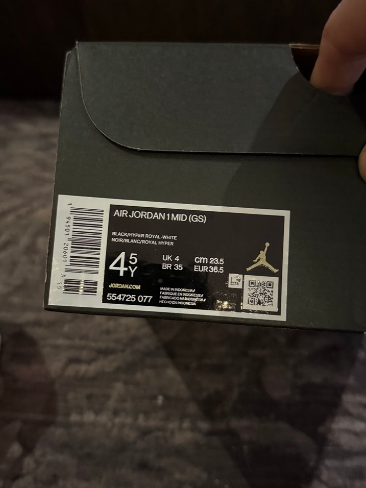 Nike Air Jordan 1 Mid Hyper Royal — görsel 8/9