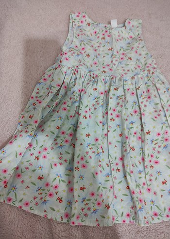 Kız Çocuk Çok Renkli Pamuklu Elbiseler - Görsel 4