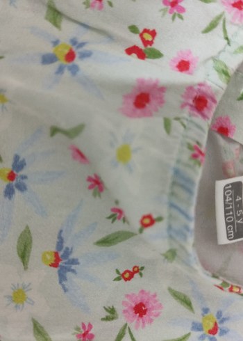 Kız Çocuk Çok Renkli Pamuklu Elbiseler - Görsel 3