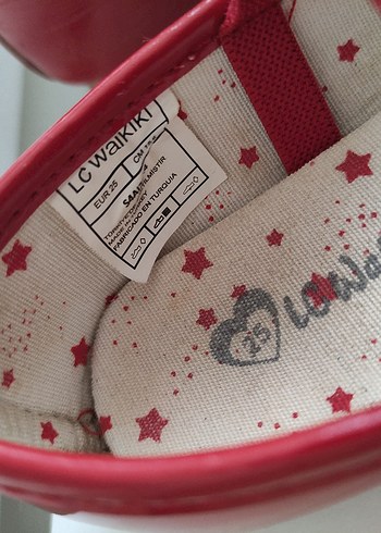 Kırmızı Kız Çocuk Rugan Babet Ayakkabı - Görsel 2