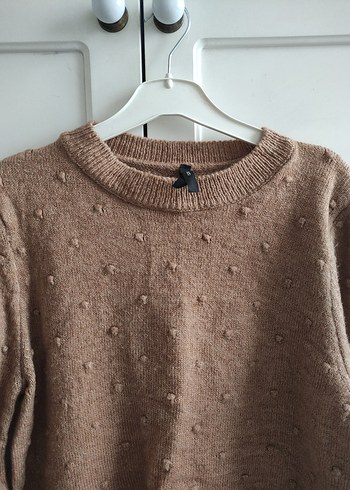 Bej Örgü Kadın Kazak - Görsel 2